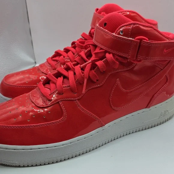 Nike Nike Air Force 1 Mid '07 LV8 UV Mens Shoes, Size 12, Siren Red, AO0702-600 - Picture 3 of 10